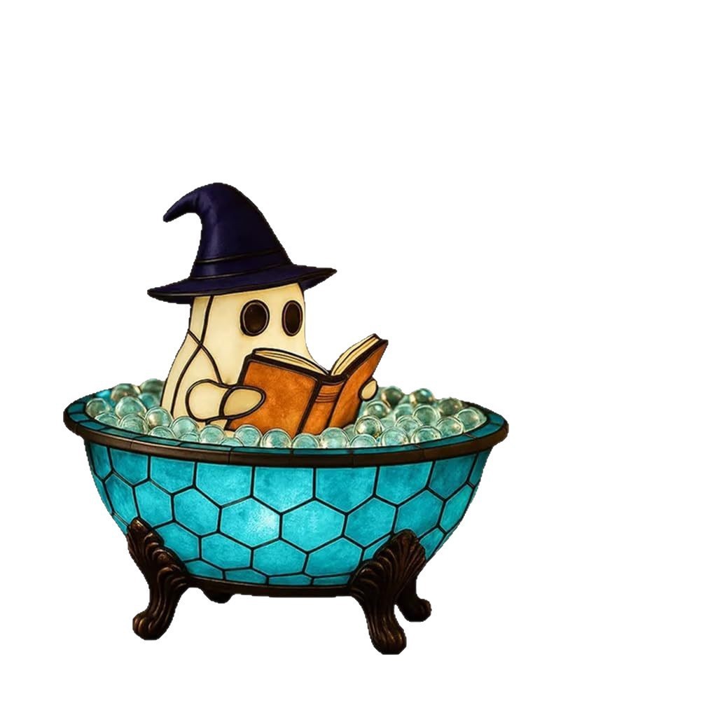 Ghost Bubble Bath Lamp Halloween Decoration