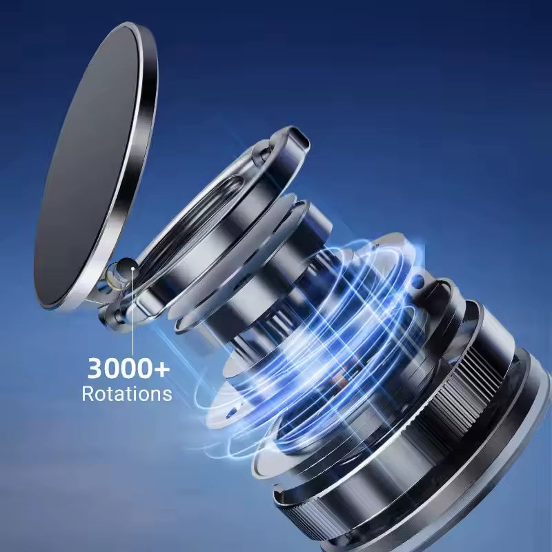 Newest 360 Degree Rotating Magnetic Mobile Phone Holder Vacuum Suction Cup Strong Magnetic Adsorption Car Phone Stand